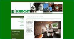 Desktop Screenshot of knechtgmbh.de